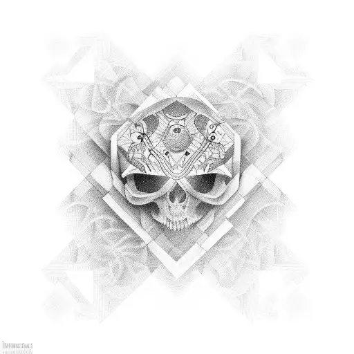 ekg lines mixed with the pattern of a manual transmisson tattoo design idea