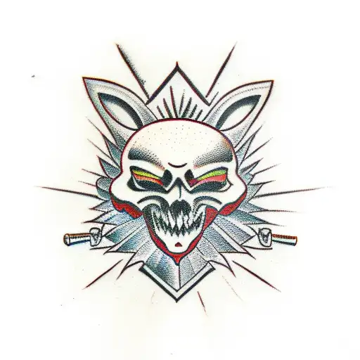 war god Mars  tattoo design idea