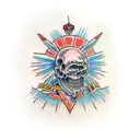 war god Mars  tattoo design idea