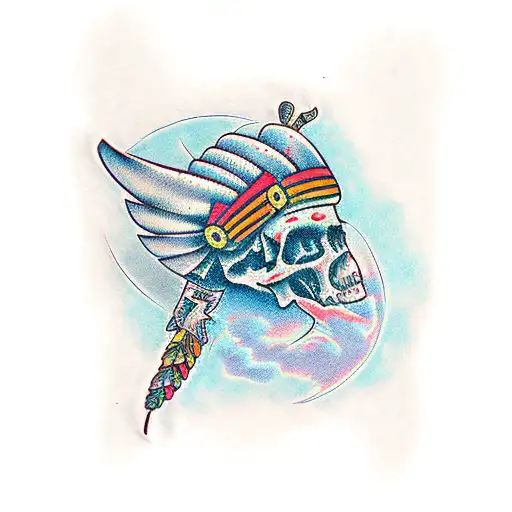 Huitzilopochtli  tattoo design idea