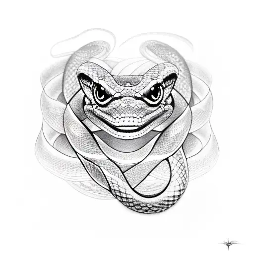 Tattoo symbols / The snake