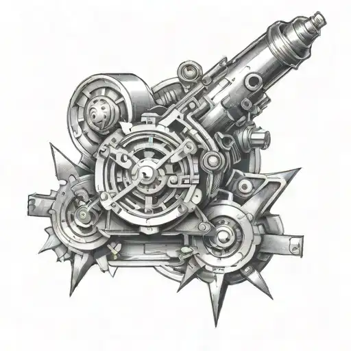 machinist tattoo design idea
