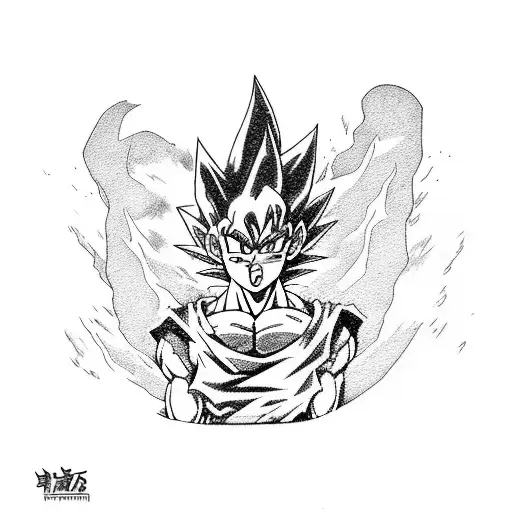 dragon ball tattoo design idea