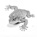 gecko tattoo design idea
