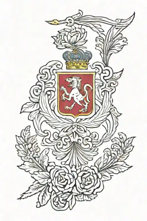 romania flag tattoo design idea