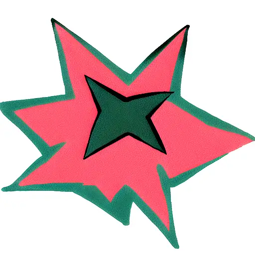 y2k star tramp stmap tattoo design idea