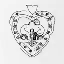 matching lock and key couple tattoos that shows love  tattoo design idea