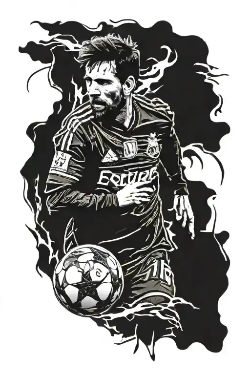 Leo messi if he was a Lannister tattoo design idea