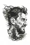 Leo messi if he was in game of thrones tattoo design idea