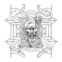 through strength my chains are broken tattoo design idea