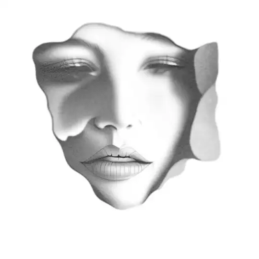 tear drop tattoo design idea