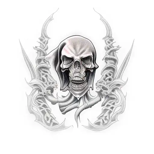 Grim Reaper tattoo design idea