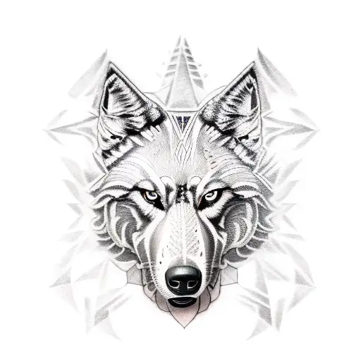 lobo  tattoo design idea