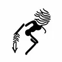 humanoid tattoo design idea