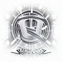 Techno Music tattoo design idea