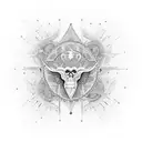 444 ankh tattoo design idea