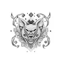 444 tattoo design idea