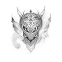 444 tattoo design idea