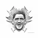 maradona tattoo design idea