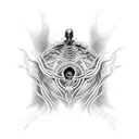 In utero nirvana tattoo design idea