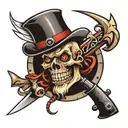 lettering "OutLaw" tattoo design idea