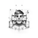 shower beer tattoo design idea