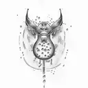 shower beer tattoo design idea