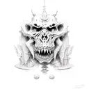 AGGROGOTH tattoo design idea