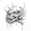 AGGROGOTH tattoo design idea