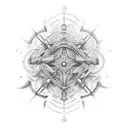 cinturon de Orion tattoo design idea