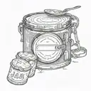 jam tattoo design idea