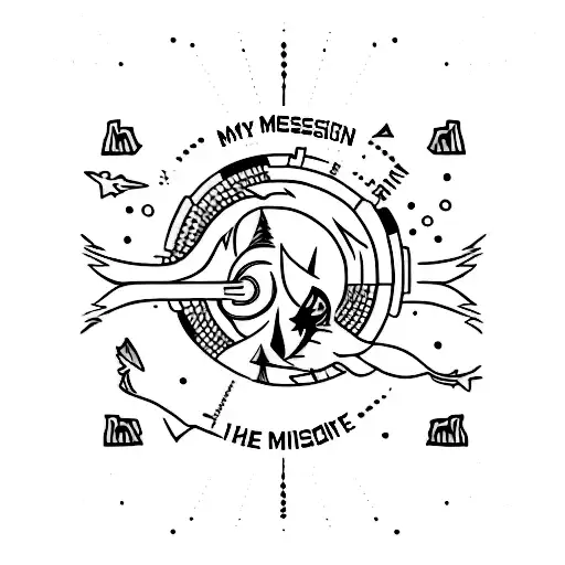 image to go with the lyrics, "my mission is to keep the light in your eyes ablaze" tattoo design idea