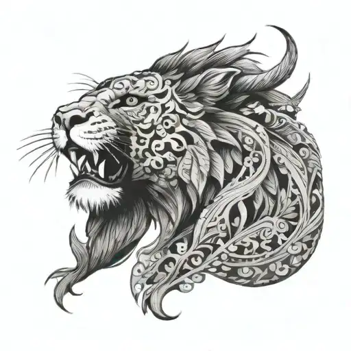 Leo Australian phillippino tattoo design idea