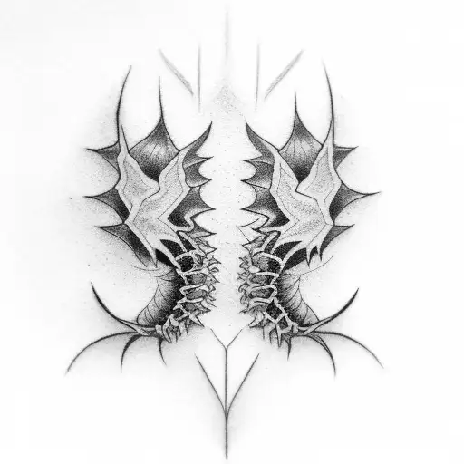 spine tattoo tattoo design idea