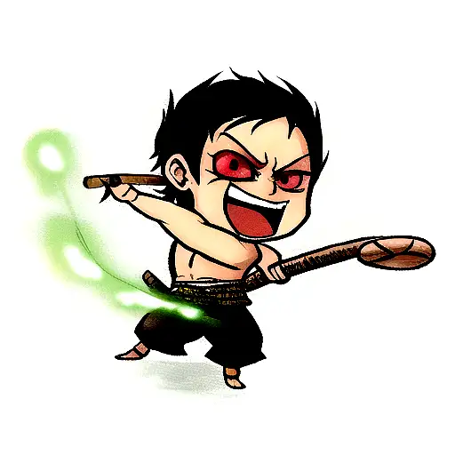 Zoro Asura tattoo design idea