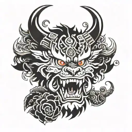 kaido hybrid tattoo design idea