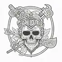 Raiders logo tattoo design idea