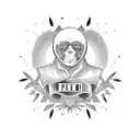 freedom , yolo , peace , respect tattoo design idea