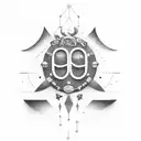 freedom , yolo , peace , respect tattoo design idea