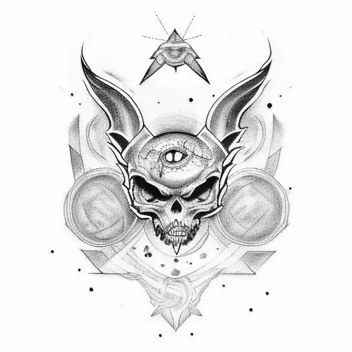 A tattoo incorporating supernatural elements from the TV show 'Supernatural' tattoo design idea