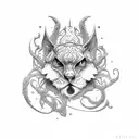 Alter ego letter tattoo design idea