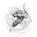 Alter ego letter tattoo design idea