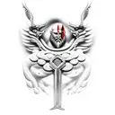 odin god of war  tattoo design idea