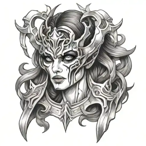 albedo overlord sexy tattoo design idea