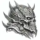 albedo overlord tattoo design idea