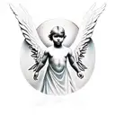angel Raphael tattoo design idea