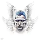 angel Raphael tattoo design idea