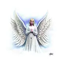 angel Raphael tattoo design idea