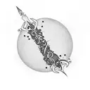 family initial's ZBFC tattoo design idea