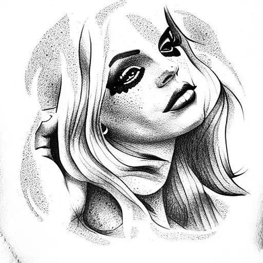 lana del rey born to die tattoo design idea